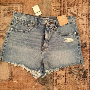 NWT Madewell Relaxed Denim Shorts